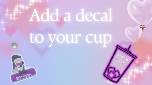 Add Design To Your Cup