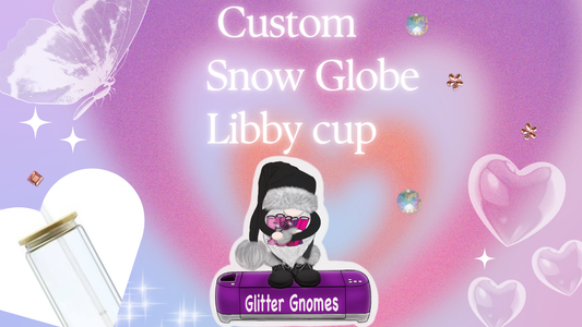 Custom Libby Snow Globe Tumbler